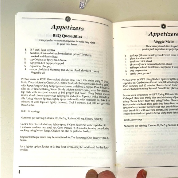Spring/Summer 1999 Recipe Collection Booklet - Picture 4 of 6